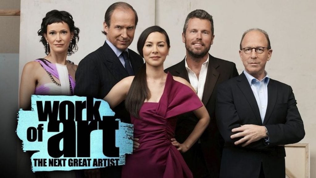 Promotional image for the reality TV show Work of Art: The Next Great Artist