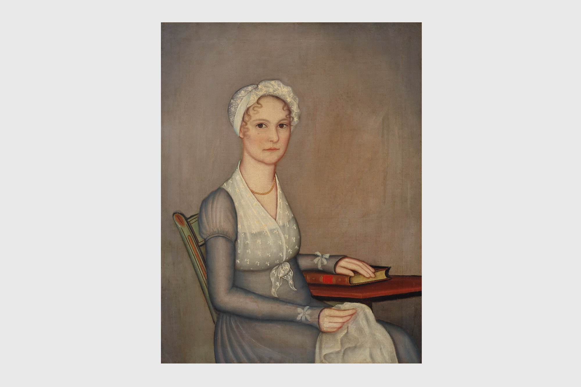 An image of Ammi Phillips, Portrait of a Woman (Double-Sided)