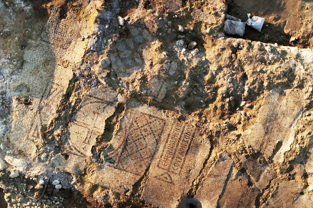 an image of The site of a former Byzantine monastery in Israel.