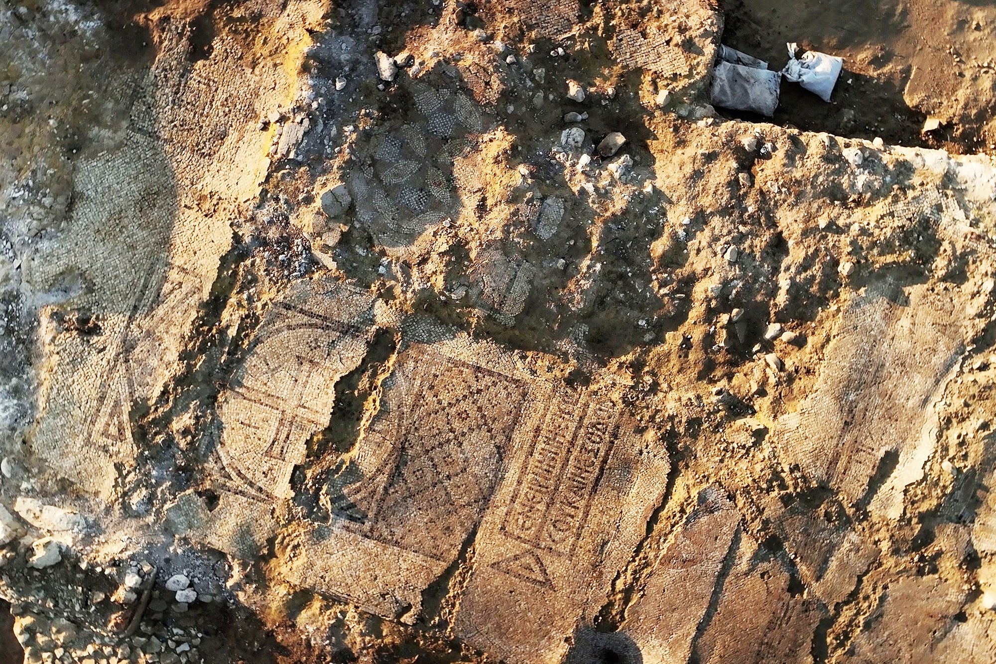 an image of The site of a former Byzantine monastery in Israel.