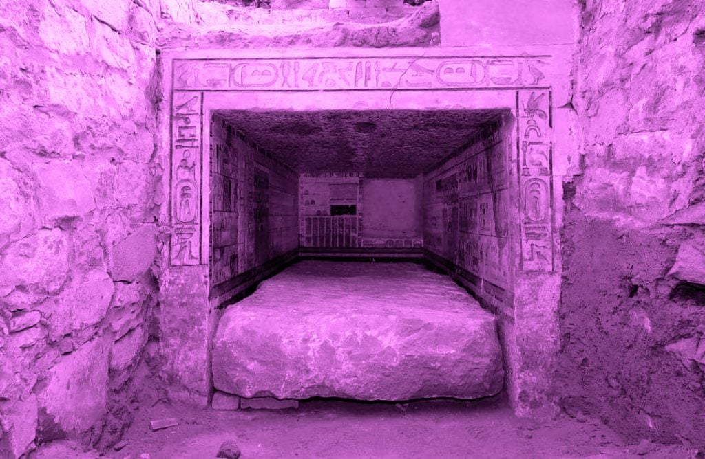 The tomb of ancient Egyptian royal physician Teti Nab Fu, who also had the role of being a magician, has been unearthed. Photo courtesy of the Egyptian Ministry of Tourism and Antiquities