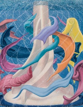 ジム・ショウ　Jim Shaw: Dreams Jim Shaw. Dream Drawing (I had a bunch of junk and artwork