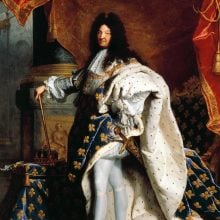 a painting of Louis XIV