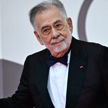 Francis Ford Coppola in a tuxedo at a red carpet event