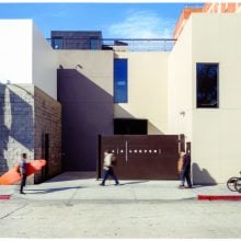 an image of the gallery facade in Venice in 2013