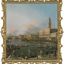 a painting of a venice seascape Canaletto