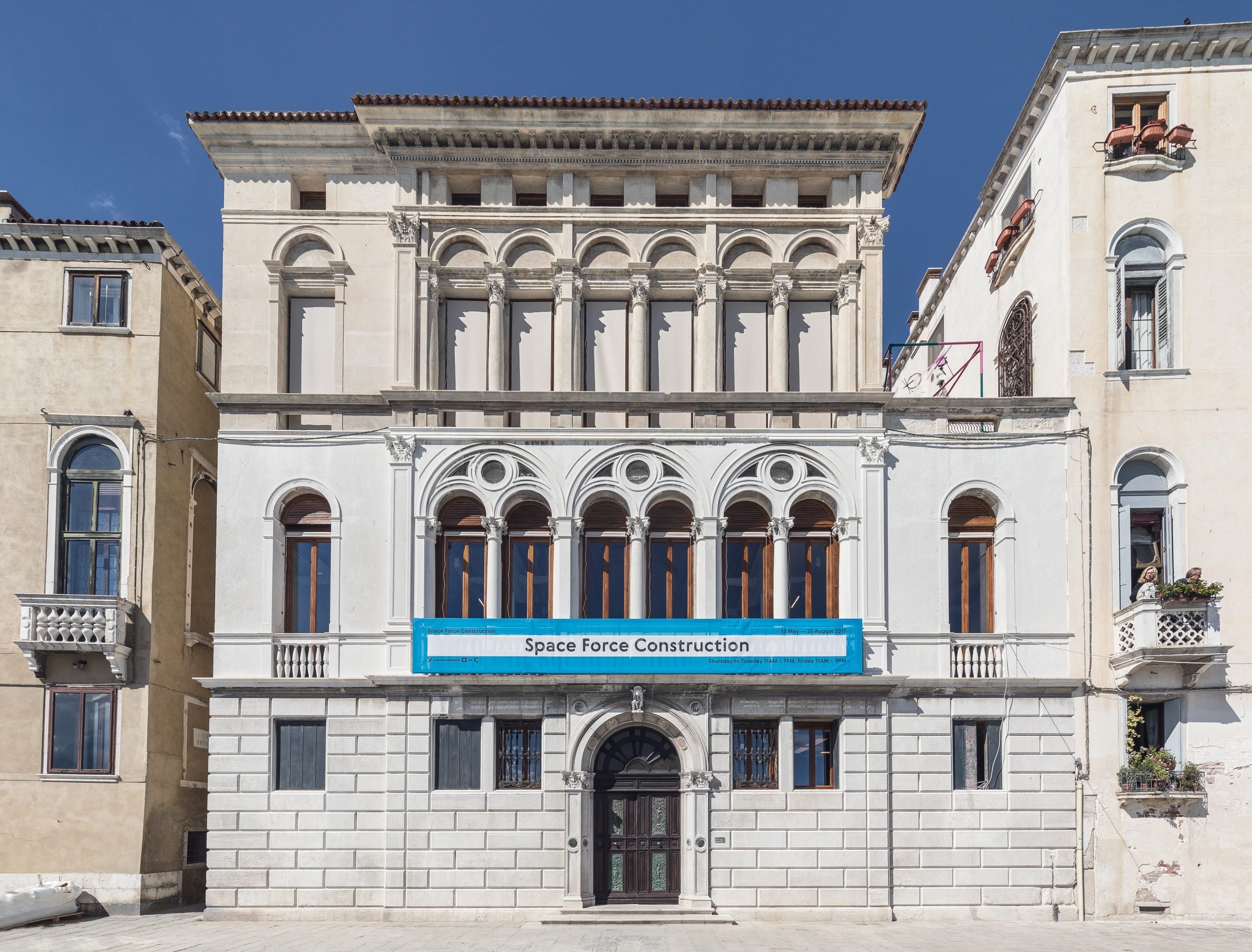 Facade of the V-A-C Foundation's new art space in Venice, Italy. Photo by Sisto Legnani.