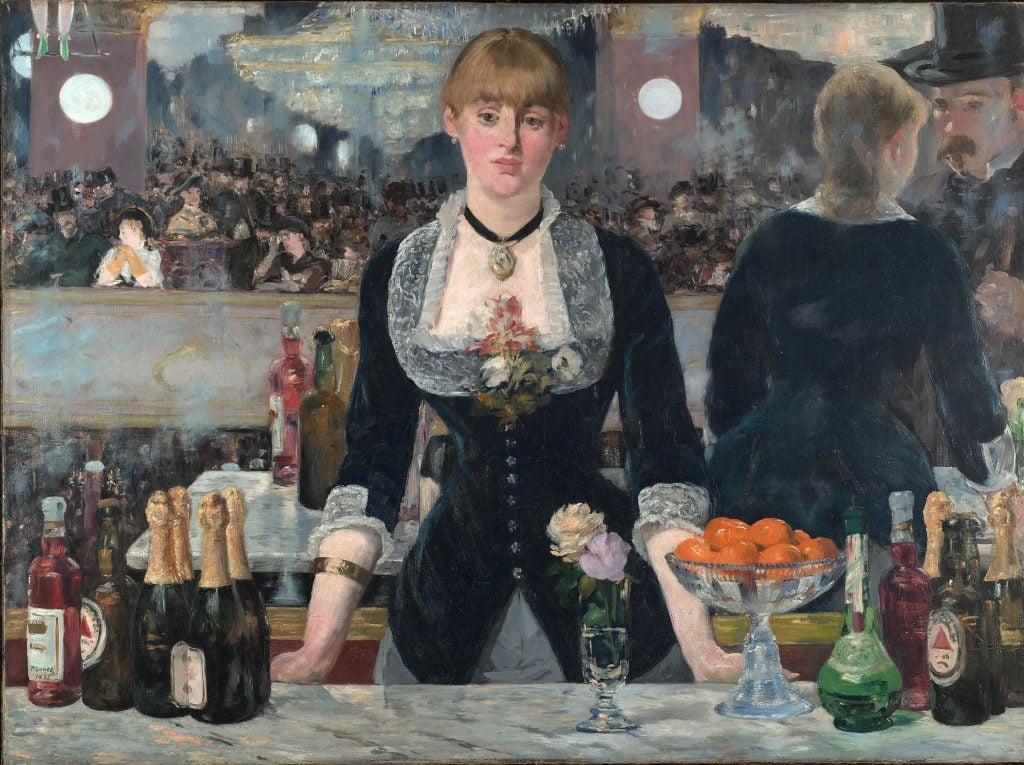 Edouard Manet, A bar at the Folies-Bergere. The Courtauld, London (Samuel Courtauld Trust.) ©The Courtauld.