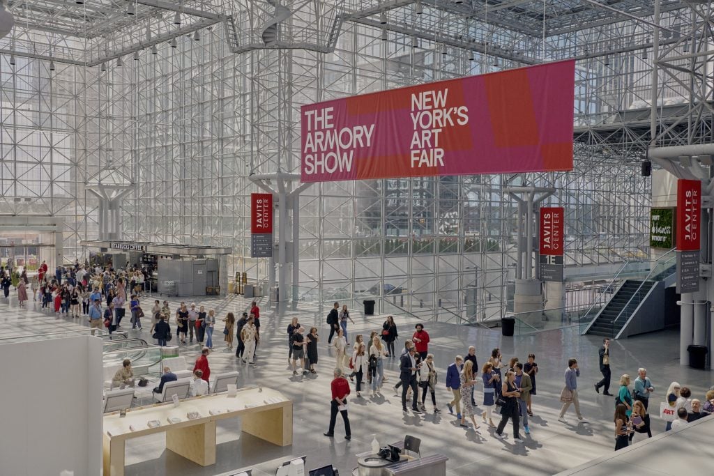 The Armory Show at the Javits Center in New York. Photo by Vincent Tullo, courtesy of the Armory Show.