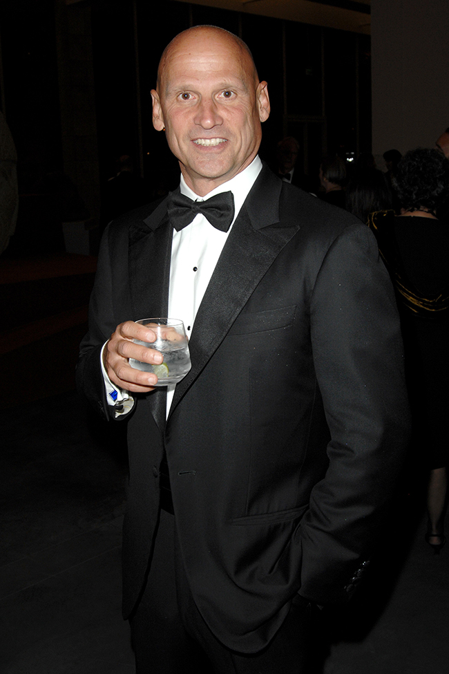 Perry Rubenstein at a 2010 gala at the Los Angeles County Museum of Art. Photo: courtesy Patrick McMullan Co.