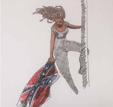 Anti Confederate Flag Activist Bree Newsome On The Relationship Of Art   Screen Shot 2015 06 30 At 6.41.44 PM 