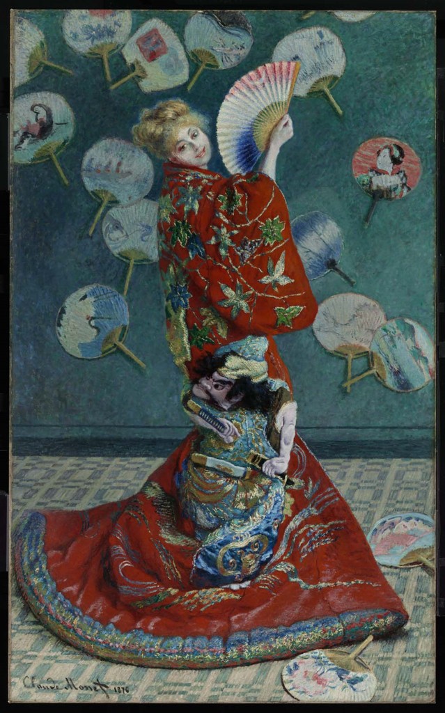 Claude Monet, La Japonaise (Camille Monet in Japanese Costume), 1876. Museum of Fine Arts, Boston.