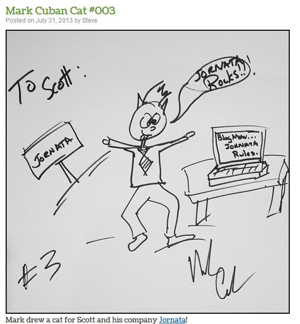 Mark Cuban Cat Drawings News