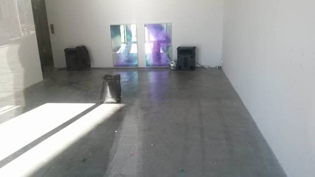 The cleaned space where Goldschmied & Chiari's Where Are We Going to Dance Tonight? was installed. Photo: Museion, via Facebook.