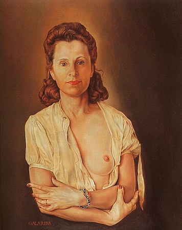 Salvador Dalí, Portrait of Galarina (1940–45).