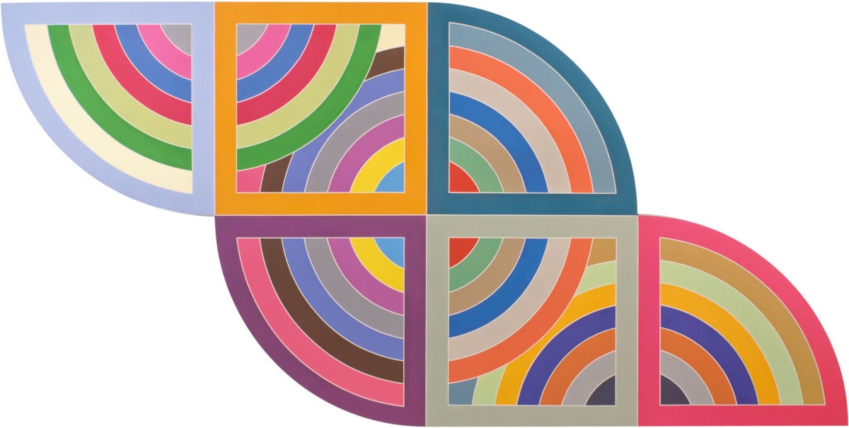 Frank Stella, <i>Harrigan II</i> (1967) in his retrospective at the Whitney Museum, October 30, 2015-February 7, 2016 Image: Ben Davis Courtesy of the Whitney Museum.