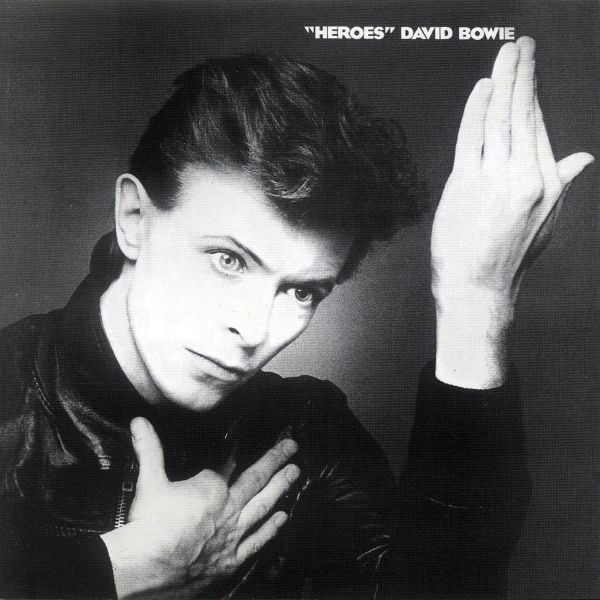 David Bowie, <em>Heroes</em> album cover from graphic artist Masayoshi Sukita. Photo: RCA.