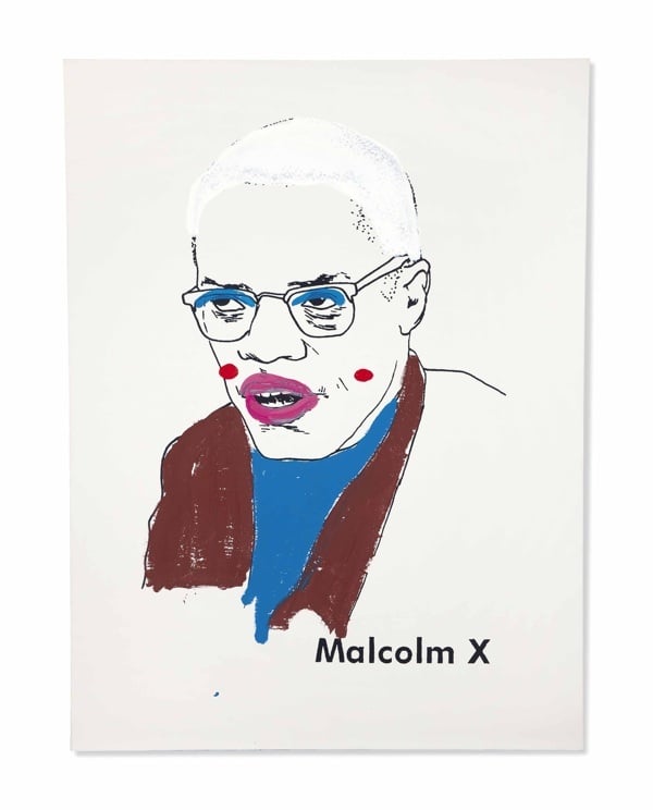 Glenn Ligon, Malcolm X (version 1) #1 (2000)Image: Courtesy of TKTKTK 